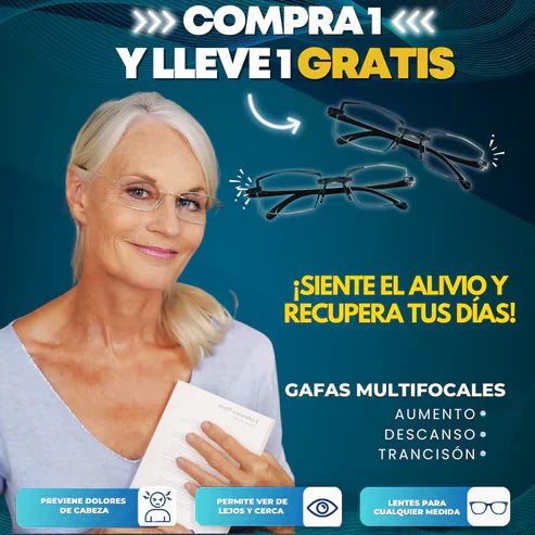 Lentes Multifocales |Compra 1 Recibe 1 Gratis|