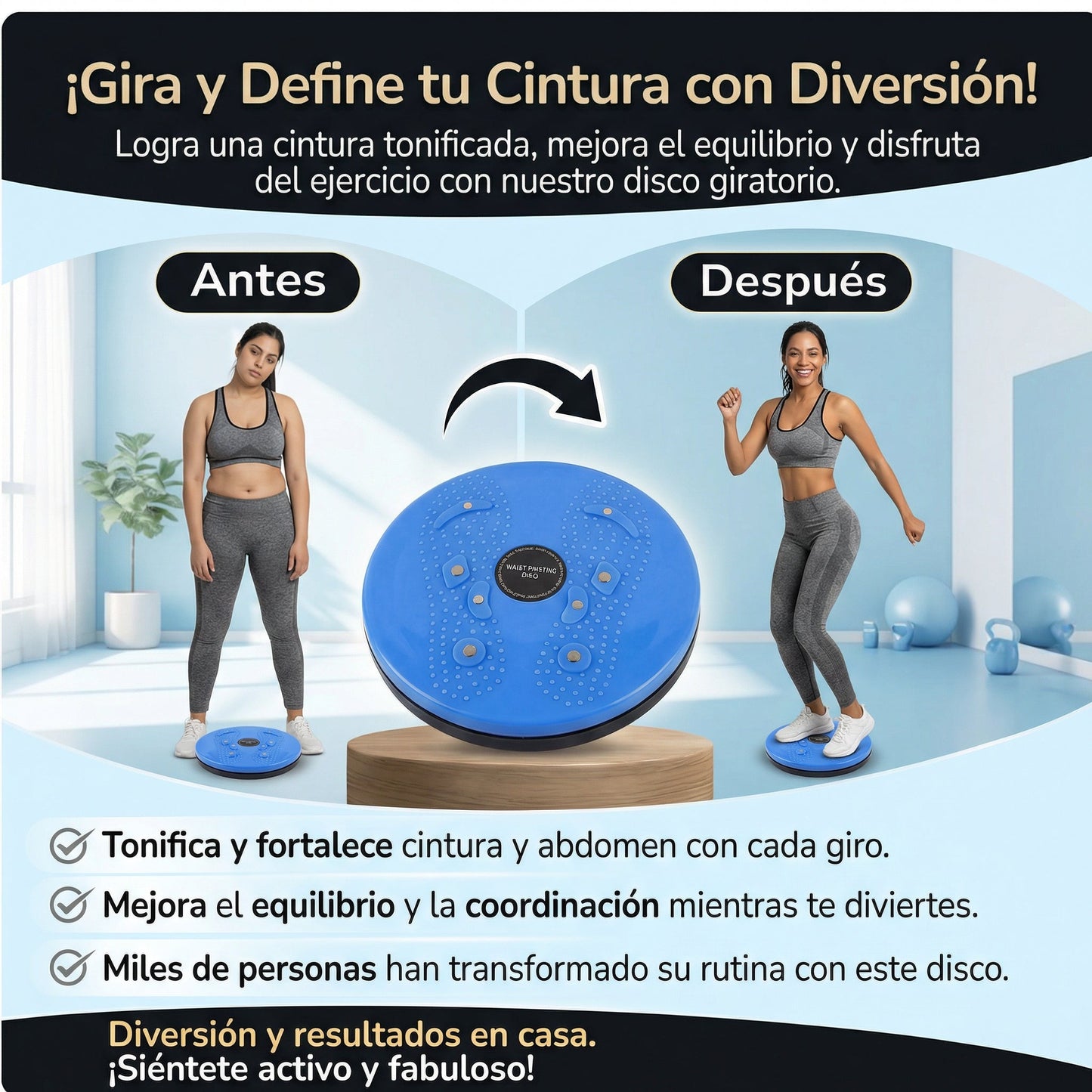 DISCO GIRATORIO PARA EJERCICIOS