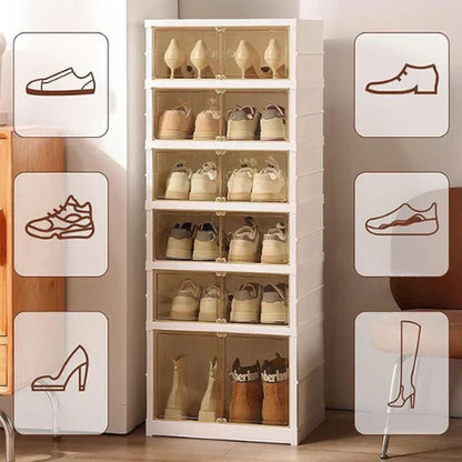 StackBox: Organizador de Zapatos Plegable
